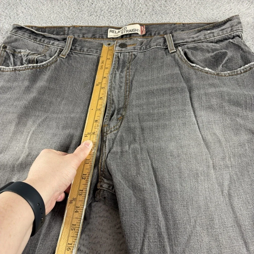 VINTAGE Levi 559 Jeans Mens 40x30 (38x28) Gray Relaxed Straight Y2K‎